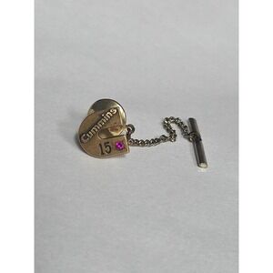 Vintage Cummins 1/5‎ 10k Filled Yellow Gold 15 Year Employee Pin Tie Tack
